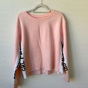 Pink women’s sweatshirt